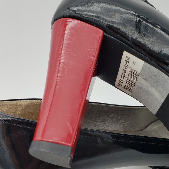 Beso sz 8 red and black heels - Picture 6 of 12